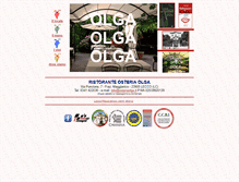 Tablet Screenshot of osteriaolga.it